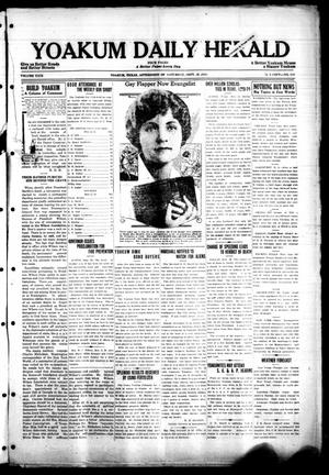 Yoakum Daily Herald (Yoakum, Tex.), Vol. 29, No. 150, Ed. 1 Saturday, September 26, 1925