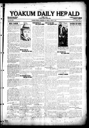 Yoakum Daily Herald (Yoakum, Tex.), Vol. 29, No. 15, Ed. 1 Friday, April 17, 1925