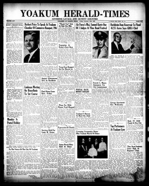 Yoakum Herald-Times (Yoakum, Tex.), Vol. 64, No. 15, Ed. 1 Friday, February 19, 1960