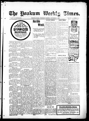 The Yoakum Weekly Times. (Yoakum, Tex.), Vol. 15, No. 10, Ed. 1 Saturday, November 5, 1910