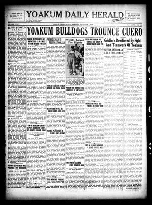 Primary view of object titled 'Yoakum Daily Herald (Yoakum, Tex.), Vol. 35, No. 180, Ed. 1 Sunday, November 1, 1931'.