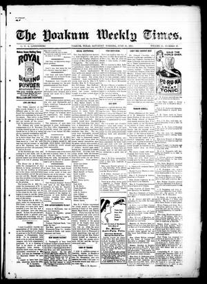 The Yoakum Weekly Times. (Yoakum, Tex.), Vol. 15, No. 40, Ed. 1 Saturday, June 10, 1911