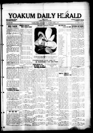 Yoakum Daily Herald (Yoakum, Tex.), Vol. 29, No. 133, Ed. 1 Saturday, September 5, 1925