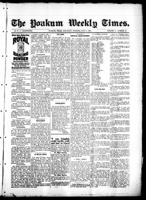 The Yoakum Weekly Times. (Yoakum, Tex.), Vol. 15, No. 43, Ed. 1 Saturday, July 1, 1911