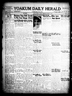Yoakum Daily Herald (Yoakum, Tex.), Vol. 33, No. 165, Ed. 1 Sunday, October 13, 1929