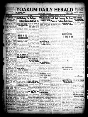 Yoakum Daily Herald (Yoakum, Tex.), Vol. 33, No. 163, Ed. 1 Thursday, October 10, 1929