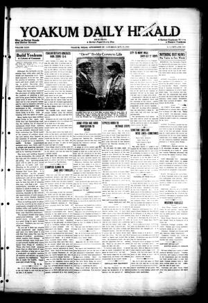 Yoakum Daily Herald (Yoakum, Tex.), Vol. 29, No. 168, Ed. 1 Saturday, October 17, 1925