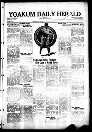 Yoakum Daily Herald (Yoakum, Tex.), Vol. 29, No. 159, Ed. 1 Wednesday, October 7, 1925