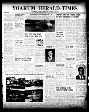Primary view of object titled 'Yoakum Herald-Times (Yoakum, Tex.), Vol. 64, No. 83, Ed. 1 Friday, October 21, 1960'.
