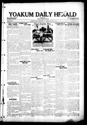 Primary view of object titled 'Yoakum Daily Herald (Yoakum, Tex.), Vol. 29, No. 112, Ed. 1 Wednesday, August 12, 1925'.