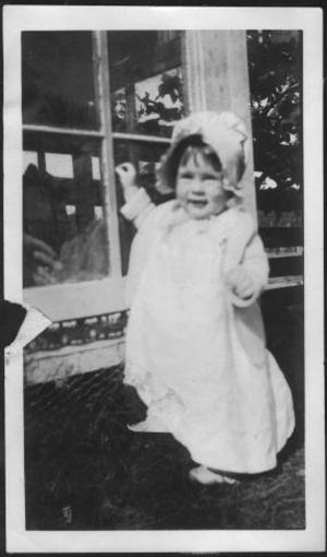 [Photograph of Mary Jones as a toddler]