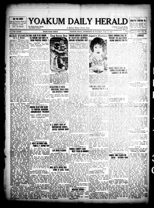 Primary view of object titled 'Yoakum Daily Herald (Yoakum, Tex.), Vol. 33, No. 265, Ed. 1 Tuesday, February 11, 1930'.