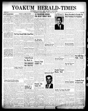 Yoakum Herald-Times (Yoakum, Tex.), Vol. 64, No. 17, Ed. 1 Friday, February 26, 1960