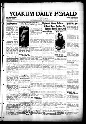 Yoakum Daily Herald (Yoakum, Tex.), Vol. 29, No. 186, Ed. 1 Saturday, November 7, 1925