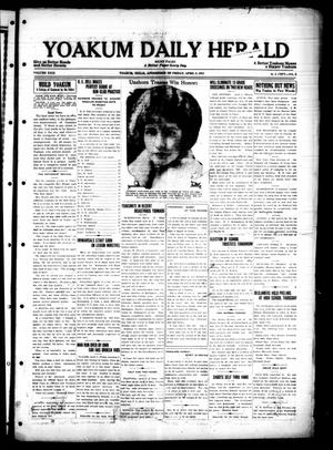 Yoakum Daily Herald (Yoakum, Tex.), Vol. 29, No. 3, Ed. 1 Friday, April 3, 1925