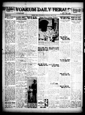 Yoakum Daily Herald (Yoakum, Tex.), Vol. 35, No. [142], Ed. 1 Thursday, September 17, 1931