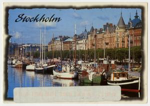 [Postcard of Stockholm, Sweden]