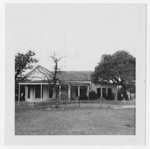 Primary view of object titled '[Photograph of the Henry Charles Johanson Home, East Sweden, Texas]'.