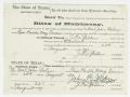 Thumbnail image of item number 1 in: '[C. J. Nelin & Hulda M. Oman's Marriage License]'.