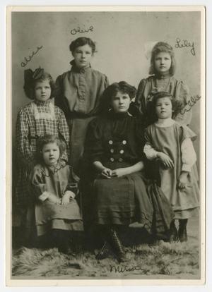 Primary view of object titled '[Photograph of the Hanson Sisters]'.