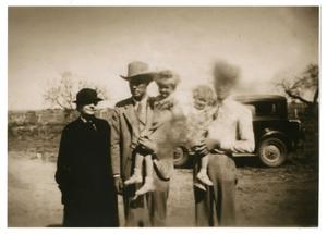 [Photograph of the Johanson Family, East Sweden, Texas, 1937]