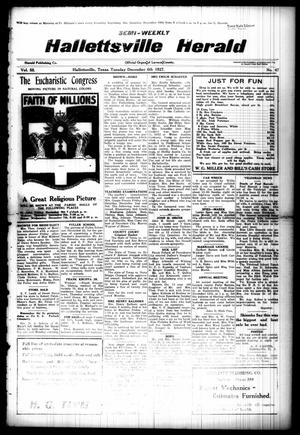 Semi-weekly Hallettsville Herald (Hallettsville, Tex.), Vol. 55, No. 47, Ed. 1 Tuesday, December 6, 1927