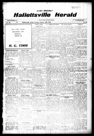 Semi-weekly Hallettsville Herald (Hallettsville, Tex.), Vol. 55, No. 55, Ed. 1 Tuesday, January 10, 1928