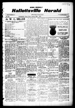 Semi-weekly Hallettsville Herald (Hallettsville, Tex.), Vol. 54, No. 63, Ed. 1 Friday, January 28, 1927