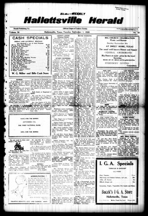 Semi-weekly Hallettsville Herald (Hallettsville, Tex.), Vol. 56, No. 18, Ed. 1 Tuesday, September 4, 1928