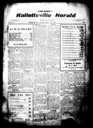Primary view of object titled 'Semi-weekly Hallettsville Herald (Hallettsville, Tex.), Vol. 56, No. 87, Ed. 1 Tuesday, May 14, 1929'.