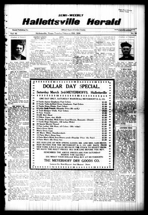 Semi-weekly Hallettsville Herald (Hallettsville, Tex.), Vol. 55, No. 69, Ed. 1 Tuesday, February 28, 1928