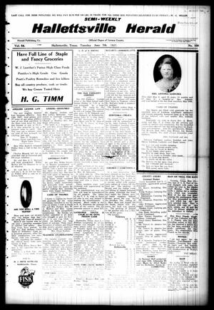 Semi-weekly Hallettsville Herald (Hallettsville, Tex.), Vol. 54, No. 100, Ed. 1 Tuesday, June 7, 1927