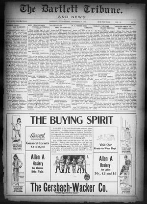 The Bartlett Tribune and News (Bartlett, Tex.), Vol. 38, No. 5, Ed. 1, Friday, September 7, 1923