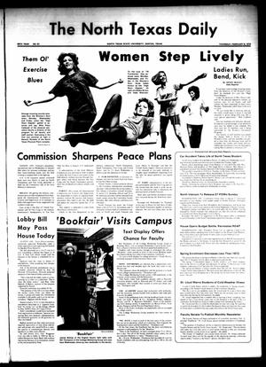 Primary view of object titled 'The North Texas Daily (Denton, Tex.), Vol. 56, No. 67, Ed. 1 Thursday, February 8, 1973'.