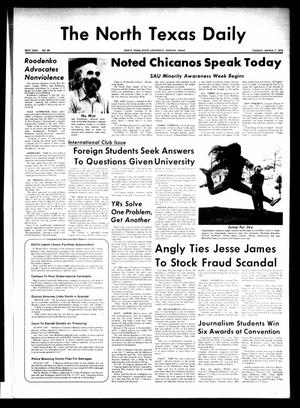 The North Texas Daily (Denton, Tex.), Vol. 55, No. 85, Ed. 1 Tuesday, March 7, 1972