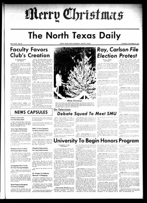 The North Texas Daily (Denton, Tex.), Vol. 55, No. 56, Ed. 1 Thursday, December 9, 1971