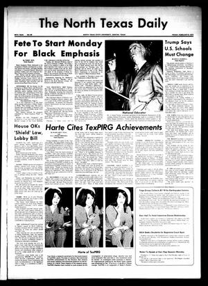 The North Texas Daily (Denton, Tex.), Vol. 56, No. 68, Ed. 1 Friday, February 9, 1973