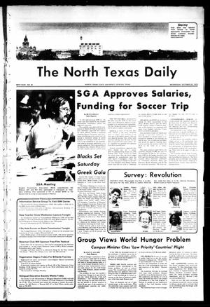The North Texas Daily (Denton, Tex.), Vol. 59, No. 30, Ed. 1 Wednesday, October 22, 1975