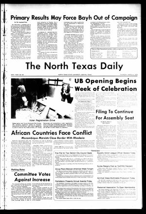 The North Texas Daily (Denton, Tex.), Vol. 59, No. 86, Ed. 1 Thursday, March 4, 1976