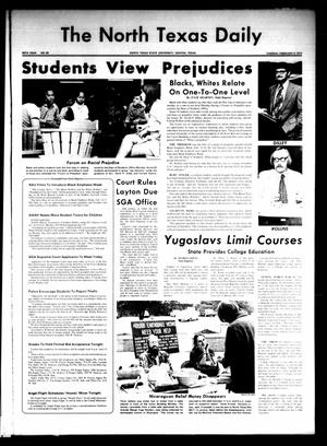The North Texas Daily (Denton, Tex.), Vol. 56, No. 65, Ed. 1 Tuesday, February 6, 1973