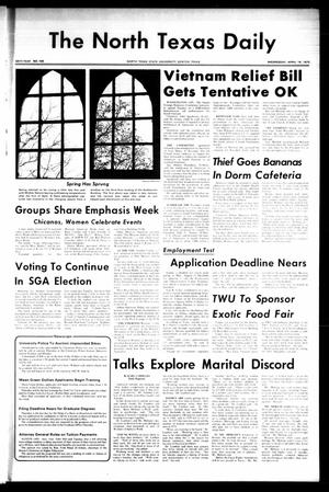 The North Texas Daily (Denton, Tex.), Vol. 58, No. 100, Ed. 1 Wednesday, April 16, 1975