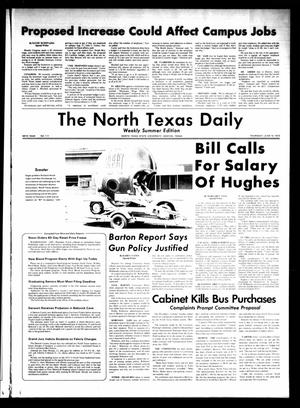 Primary view of object titled 'The North Texas Daily (Denton, Tex.), Vol. 56, No. 111, Ed. 1 Thursday, June 14, 1973'.