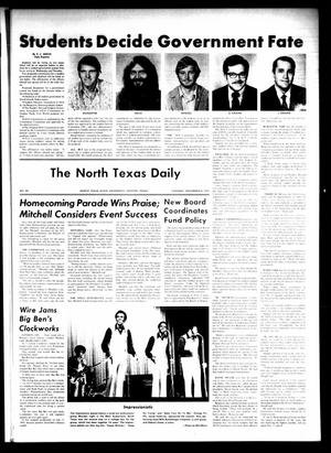Primary view of object titled 'The North Texas Daily (Denton, Tex.), Vol. 55, No. 40, Ed. 1 Tuesday, November 9, 1971'.