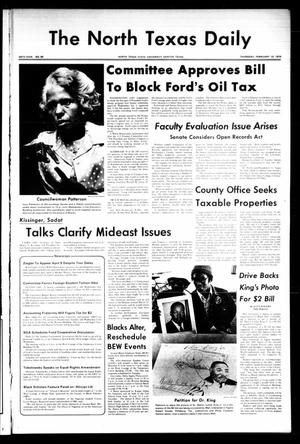 The North Texas Daily (Denton, Tex.), Vol. 58, No. 69, Ed. 1 Thursday, February 13, 1975