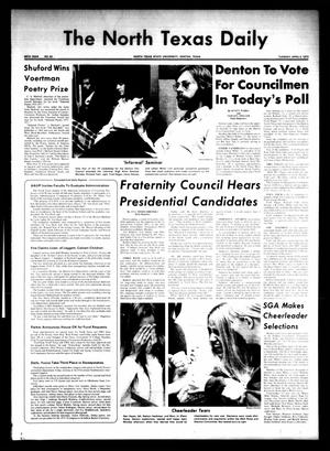 The North Texas Daily (Denton, Tex.), Vol. 56, No. 93, Ed. 1 Tuesday, April 3, 1973