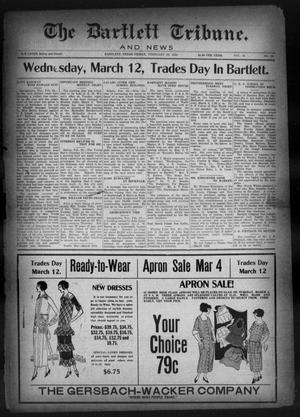 The Bartlett Tribune and News (Bartlett, Tex.), Vol. 38, No. 28, Ed. 1, Friday, February 29, 1924