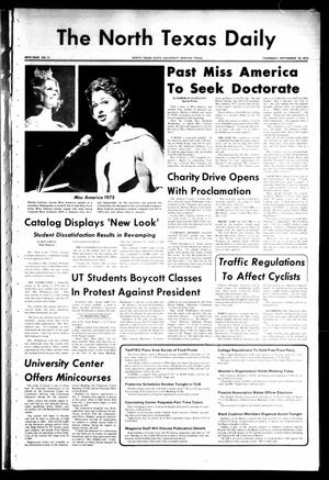 The North Texas Daily (Denton, Tex.), Vol. 59, No. 11, Ed. 1 Thursday, September 18, 1975