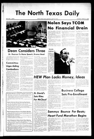 The North Texas Daily (Denton, Tex.), Vol. 58, No. 85, Ed. 1 Thursday, March 13, 1975