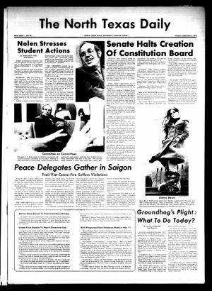 The North Texas Daily (Denton, Tex.), Vol. 56, No. 64, Ed. 1 Friday, February 2, 1973