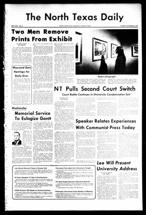 The North Texas Daily (Denton, Tex.), Vol. 59, No. 51, Ed. 1 Tuesday, December 2, 1975